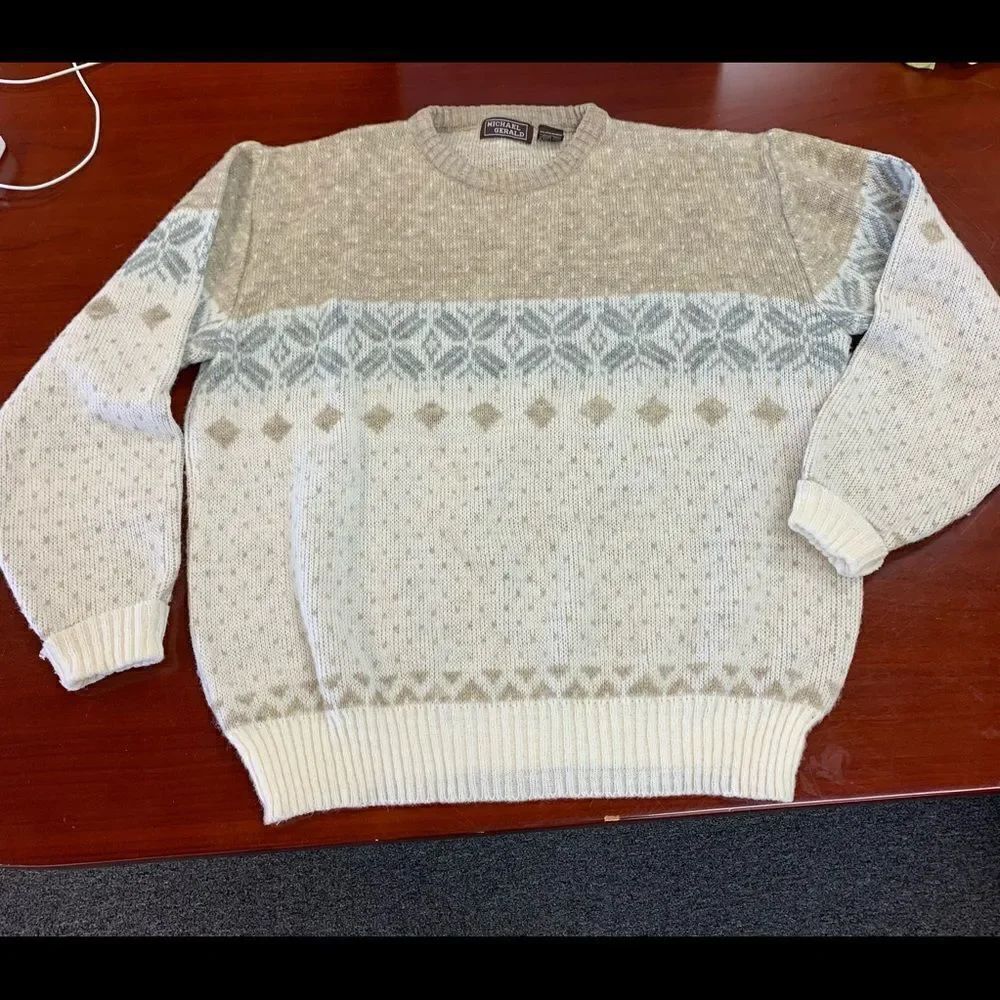 Vintage Michael Gerald Acrylic / Wool Sweater XL